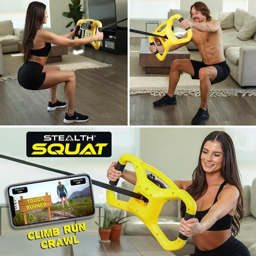 STEALTH Squat Full Body Workout Trainer With Straps Home Fitness Equipment