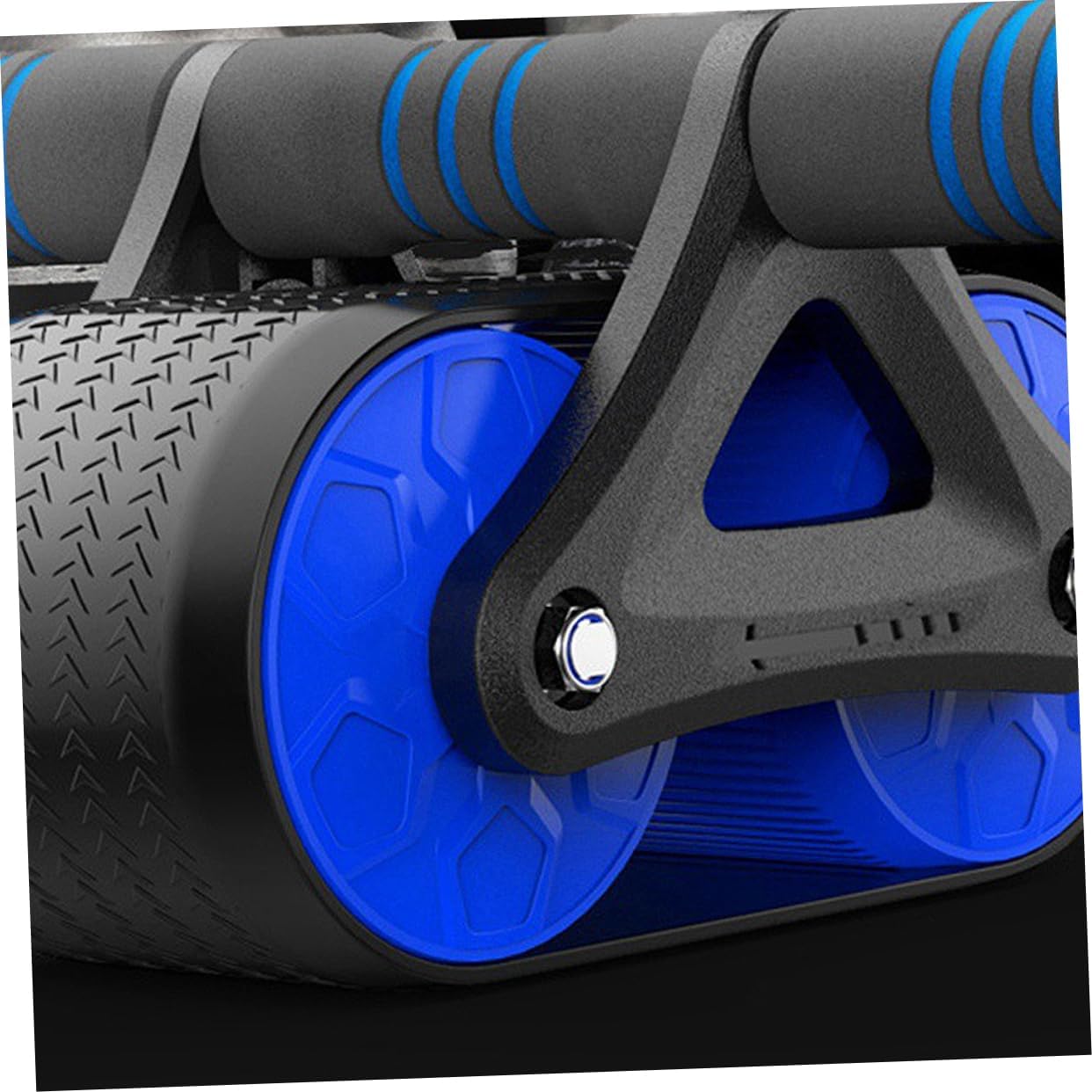 HEMOTON 1 Pièce appareil de fitness gym set fitness materiel roue abdominale rouleau ab entraînements de base un B rouleau d'entraînement pour l'abdomen rouleau d'exercice abdominal Blue