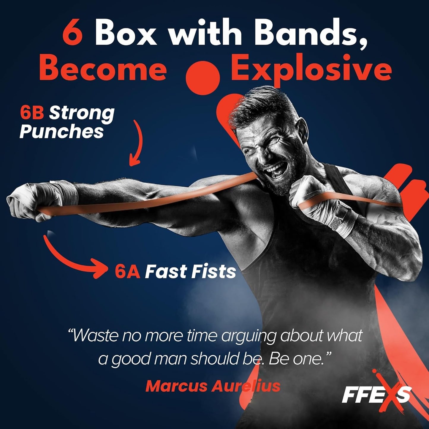 FX FFEXS Premium Resistance Bands Elastic Exercise Pull Up Chin Traction