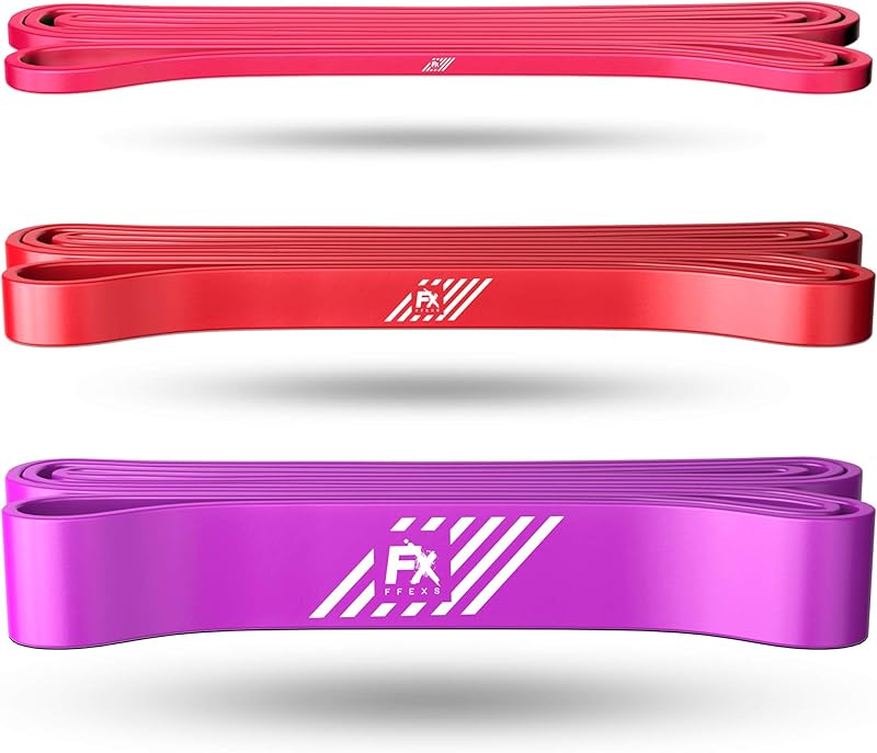 FX FFEXS Premium Resistance Bands Elastic Exercise Pull Up Chin Traction