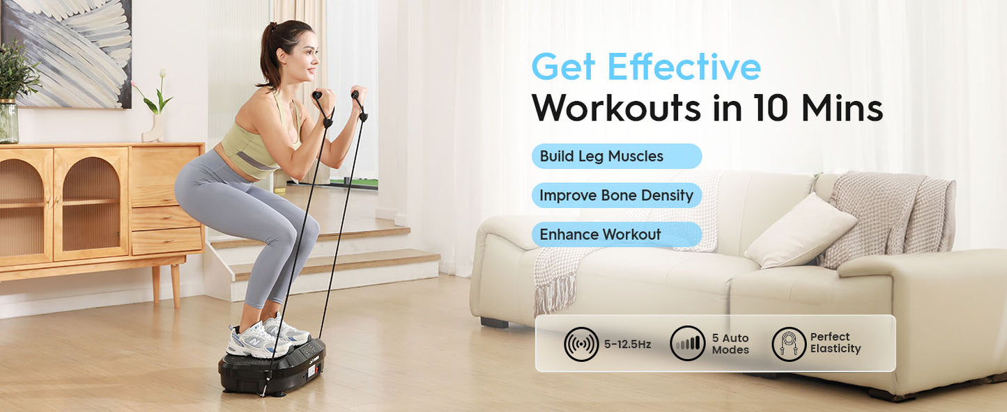 Vibration Plate-4D & Oscillation Two Types Vibration Platform Whole Body Workout