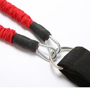 HEMOTON Bande de Résistance Élastique pour Cheville Entraînement Agility et Musculation Corde Extensible pour Sport à Fitness Yoga et Couleurs Aléatoires Couleur Couleur Aléatoire