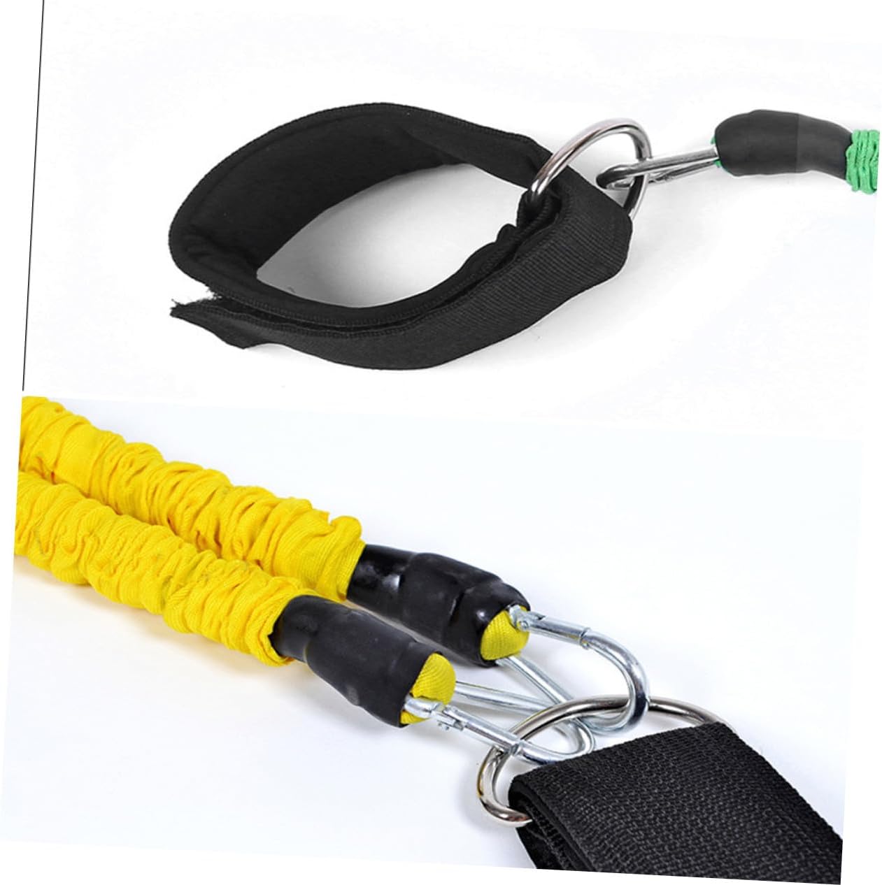 HEMOTON Bande de Résistance Élastique pour Cheville Entraînement Agility et Musculation Corde Extensible pour Sport à Fitness Yoga et Couleurs Aléatoires Couleur Couleur Aléatoire