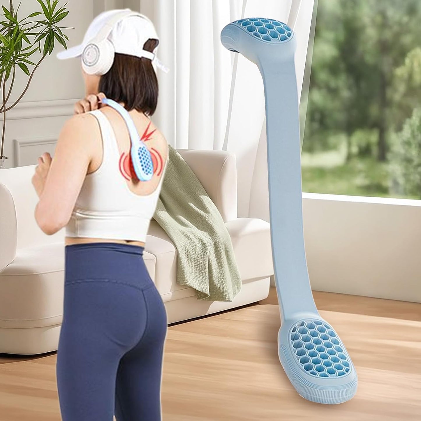Bande de résistance au fitness - Traineur de force de poignée 2 en 1 | Corde à traction ergonomique, entraînement arrière et bras, matériel durable, yoga, gymnase à domicile, garçons des athlètes, équ