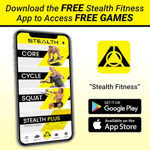STEALTH Squat Full Body Workout Trainer With Straps Home Fitness Equipment