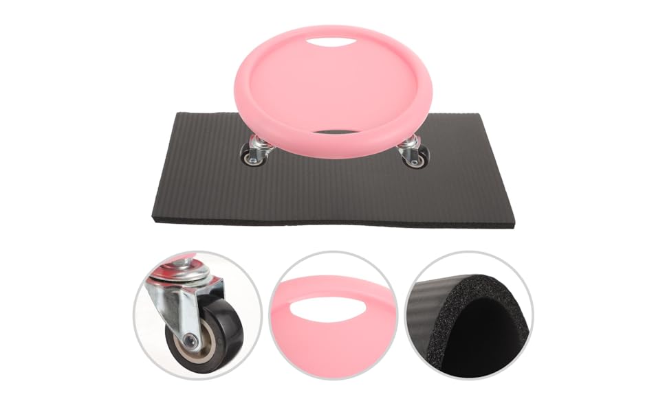 YARNOW Adjustable Dumbbell Slider Gym Equipment Slides Training Fitness Equipment Gym Set Abdominal Fitness Disc Abdominal Fitness Disc PP Pink