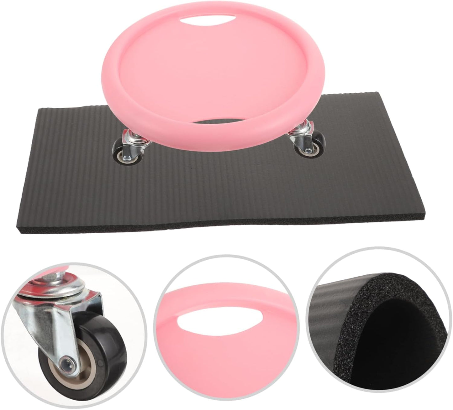 YARNOW Adjustable Dumbbell Slider Gym Equipment Slides Training Fitness Equipment Gym Set Abdominal Fitness Disc Abdominal Fitness Disc PP Pink