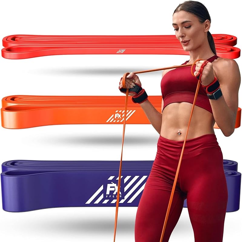 FX FFEXS Premium Resistance Bands Elastic Exercise Pull Up Chin Traction