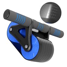 HEMOTON 1 Pièce appareil de fitness gym set fitness materiel roue abdominale rouleau ab entraînements de base un B rouleau d'entraînement pour l'abdomen rouleau d'exercice abdominal Blue