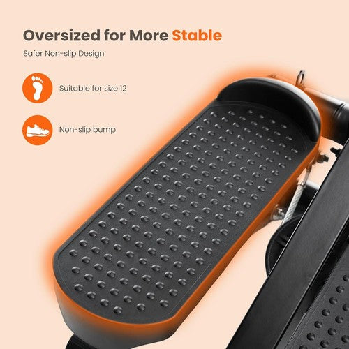 Mini Stair Steppers with Resistance Bands for Exercise at Home, Portable Exercis