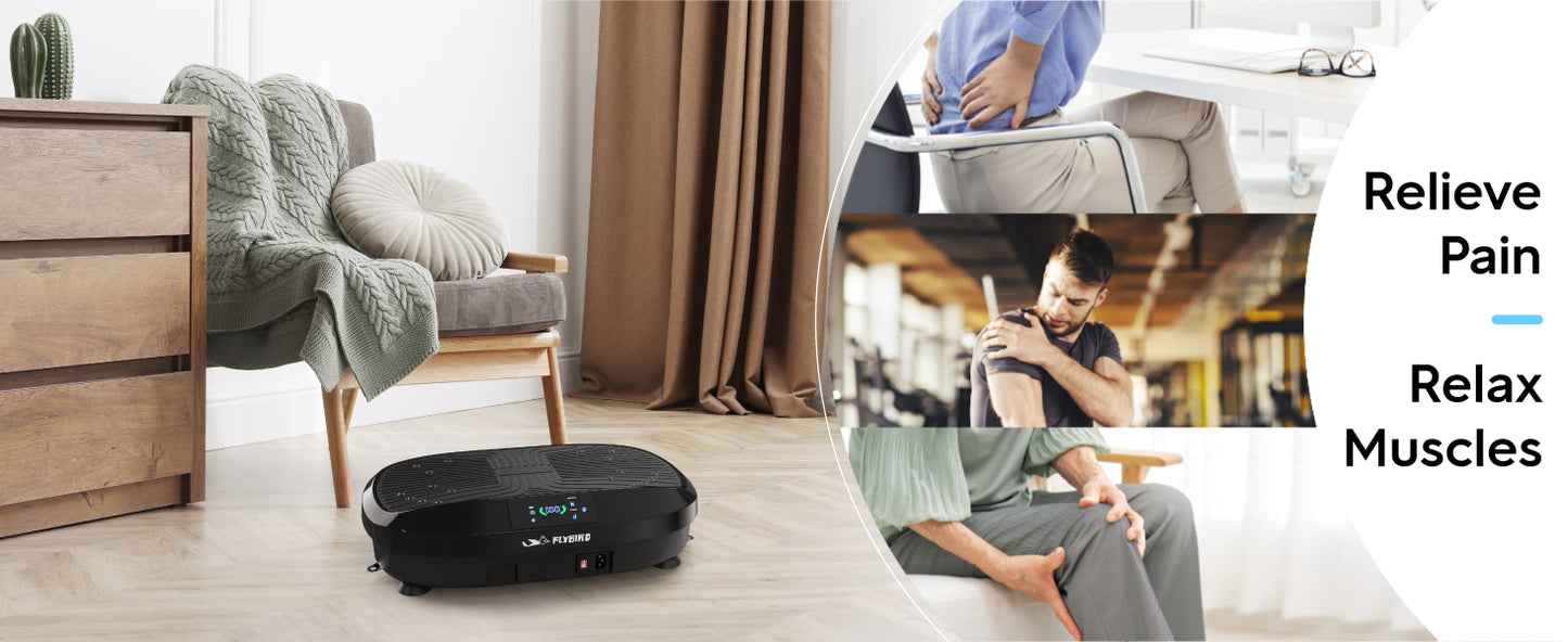 Vibration Plate-4D & Oscillation Two Types Vibration Platform Whole Body Workout