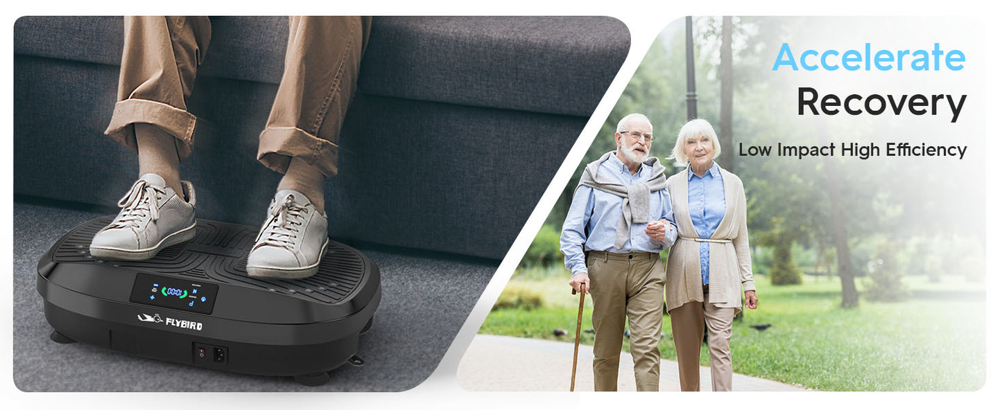 Vibration Plate-4D & Oscillation Two Types Vibration Platform Whole Body Workout