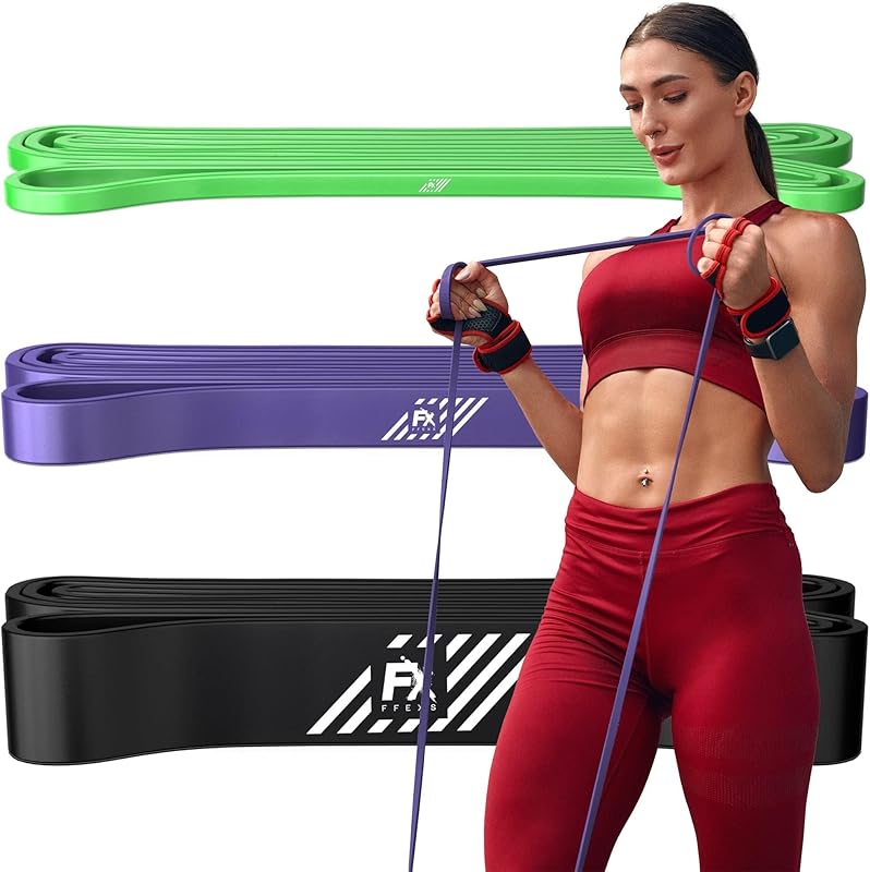 FX FFEXS Premium Resistance Bands Elastic Exercise Pull Up Chin Traction