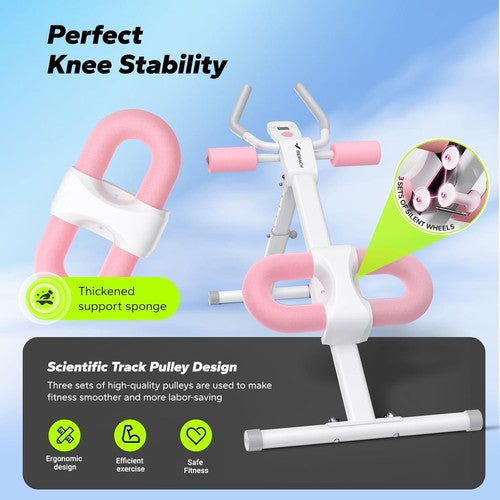 Ab Machine, Ab Workout Equipment, Adjustable Ab Trainer Machine for Abs Workout