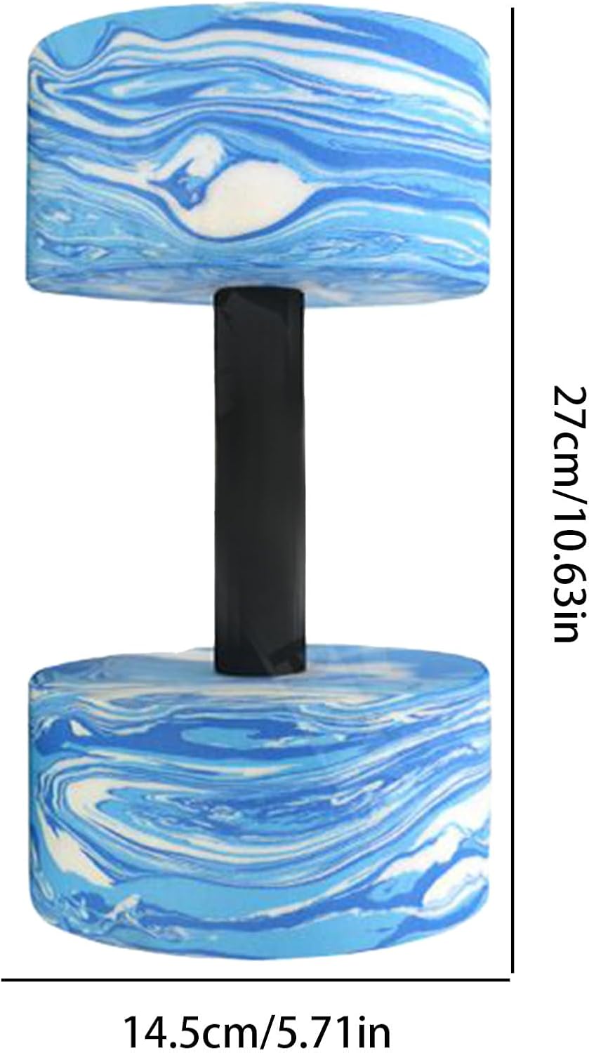 Bexdug Haltères Piscine - Exercices de Fitness avec Barres et Poids Mains,Équipement Ergonomique D'entraînement En Piscine Pour Voyage Maison Vacances