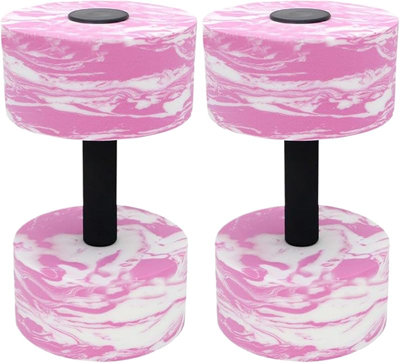 Bexdug Haltères Piscine - Exercices de Fitness avec Barres et Poids Mains,Équipement Ergonomique D'entraînement En Piscine Pour Voyage Maison Vacances