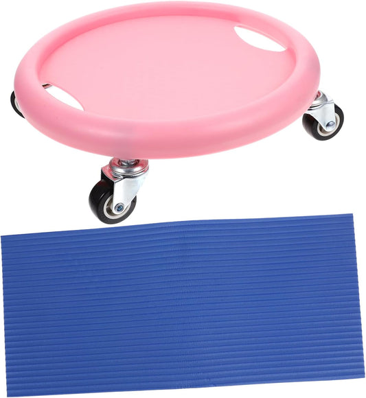 YARNOW Adjustable Dumbbell Slider Gym Equipment Slides Training Fitness Equipment Gym Set Abdominal Fitness Disc Abdominal Fitness Disc PP Pink