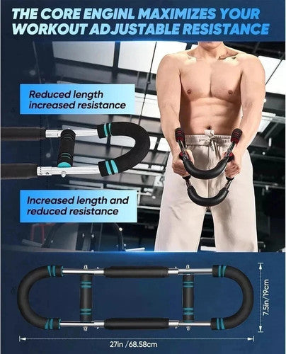 Twister Arm Trainer 40-100Lb Adjustable Chest Workout Equipment Arm Trainer Twis