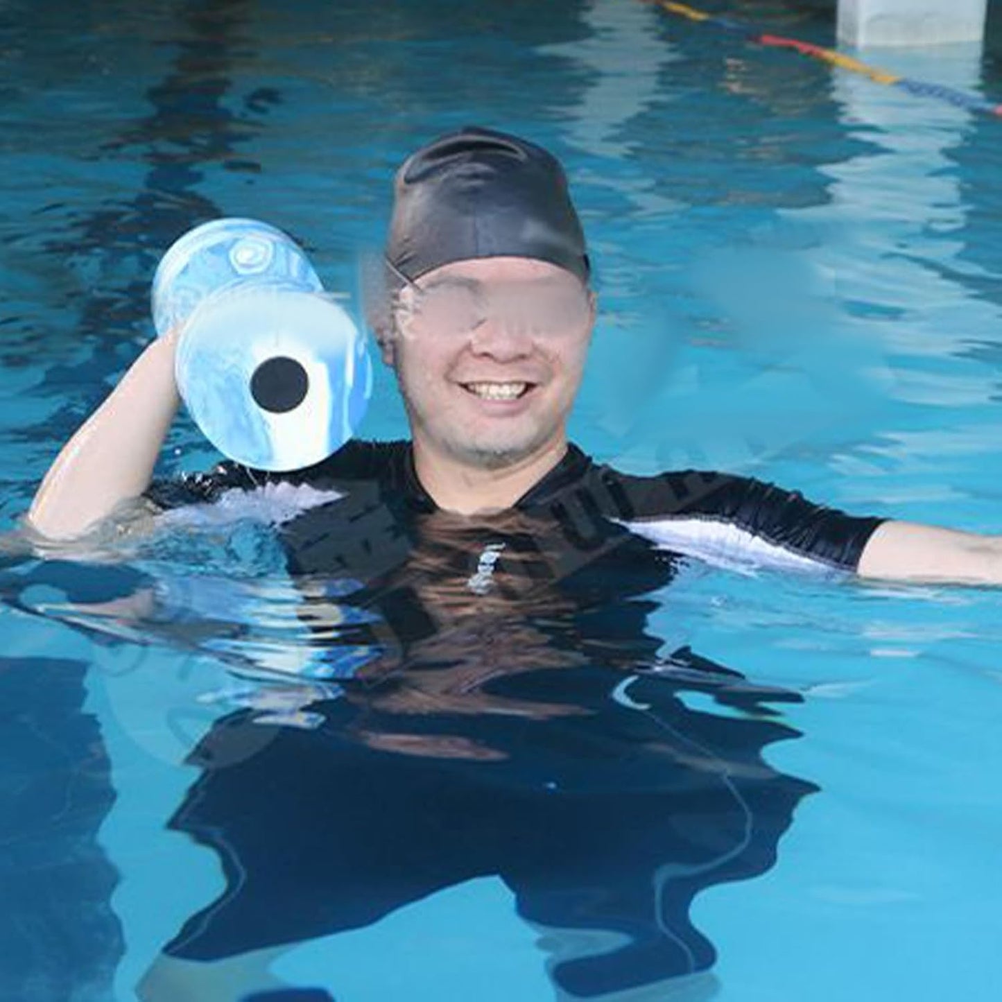 Bexdug Haltères Piscine - Exercices de Fitness avec Barres et Poids Mains,Équipement Ergonomique D'entraînement En Piscine Pour Voyage Maison Vacances