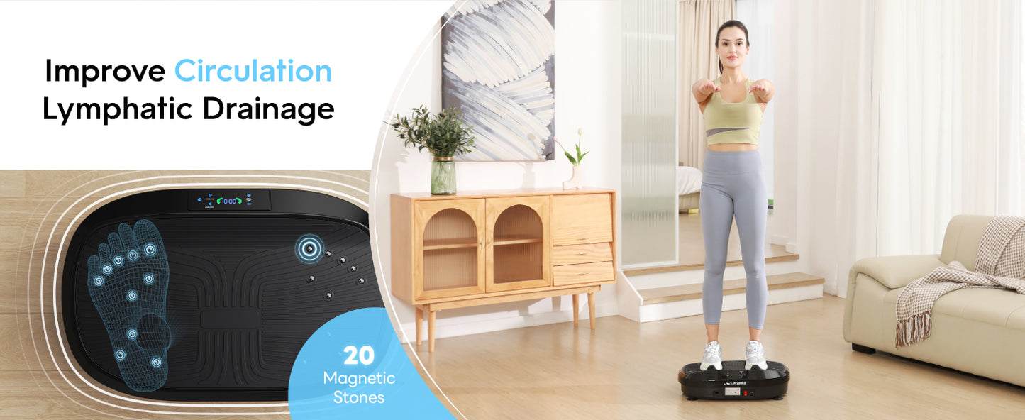Vibration Plate-4D & Oscillation Two Types Vibration Platform Whole Body Workout