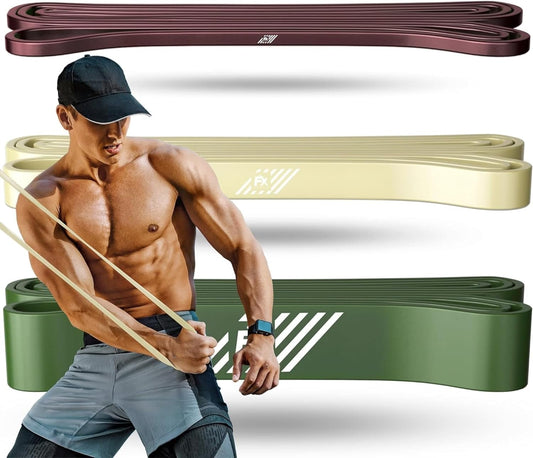 FX FFEXS Premium Resistance Bands Elastic Exercise Pull Up Chin Traction