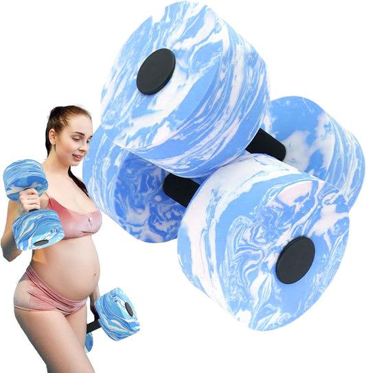 Bexdug Haltères Piscine - Exercices de Fitness avec Barres et Poids Mains,Équipement Ergonomique D'entraînement En Piscine Pour Voyage Maison Vacances