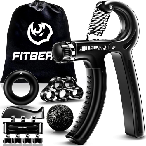 Forearm and Hand Grips Strengthener Kit - 5 Pack Adjustable Resistance