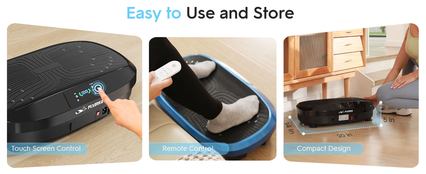 Vibration Plate-4D & Oscillation Two Types Vibration Platform Whole Body Workout
